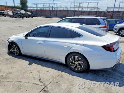 Drugie zdjęcie samochodu z przodu: 2021 HYUNDAI SONATA HYBRID BLUE VIN:KMHL24JJ7MA036155 - miniatura