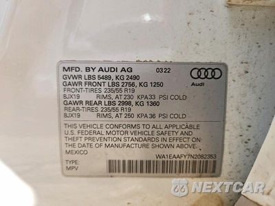 Zdjęcie 13 z 13 samochodu: 2022 AUDI Q5 PREMIUM PLUS 45 VIN:WA1EAAFY7N2082353 - miniatura