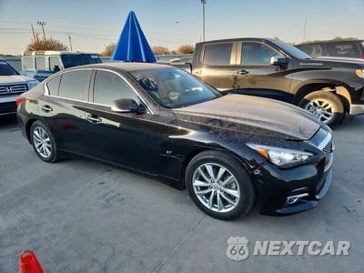 Czwarte zdjęcie samochodu z boku: 2014 INFINITI Q50 BASE VIN:JN1BV7AP3EM672085 - miniatura