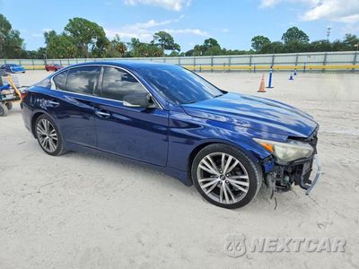 Czwarte zdjęcie samochodu z boku: 2018 INFINITI Q50 3.0T SPORT VIN:JN1EV7AR4JM436540 - miniatura