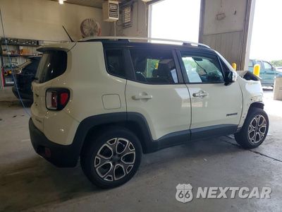 Trzecie zdjęcie samochodu z tyłu: 2015 JEEP RENEGADE LIMITED VIN:ZACCJBDT0FPB64499 - miniatura