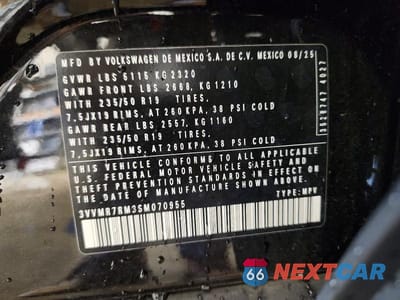 Zdjęcie 13 z 13 samochodu: 2025 VOLKSWAGEN TIGUAN SE VIN:3VVMR7RM3SM070955 - miniatura