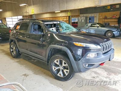 Czwarte zdjęcie samochodu z boku: 2015 JEEP CHEROKEE TRAILHAWK VIN:1C4PJMBSXFW609670 - miniatura