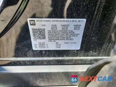 Zdjęcie 13 z 13 samochodu: 2026 CHEVROLET EQUINOX LT VIN:3GNAXHEG4TL301521 - miniatura