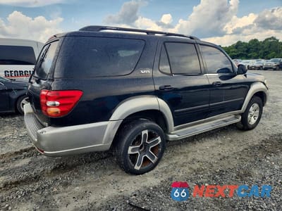 Trzecie zdjęcie samochodu z tyłu: 2002 TOYOTA SEQUOIA SR5 VIN:5TDZT34A72S067729 - miniatura