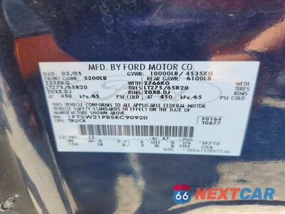 Zdjęcie 12 z 12 samochodu: 2005 FORD F250 VIN:1FTSW21P85EC90920 - miniatura
