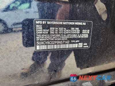 Zdjęcie 13 z 13 samochodu: 2023 BMW X6 M50I VIN:5UXCY8C02P9N57142 - miniatura
