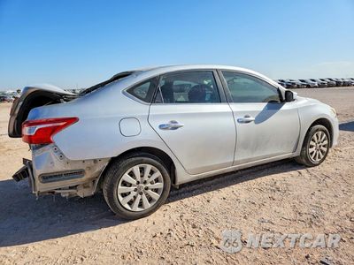 Trzecie zdjęcie samochodu z tyłu: 2017 NISSAN SENTRA S VIN:3N1AB7AP7HY260080 - miniatura