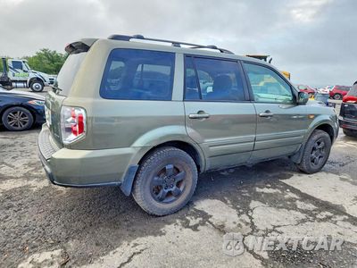 Trzecie zdjęcie samochodu z tyłu: 2007 HONDA PILOT EX-L( WITH NAVI) VIN:5FNYF18707B005073 - miniatura