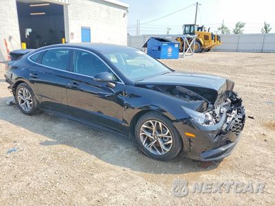 Czwarte zdjęcie samochodu z boku: 2021 HYUNDAI SONATA SEL VIN:KMHL64JA7MA147695 - miniatura