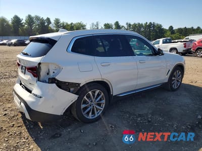Trzecie zdjęcie samochodu z tyłu: 2019 BMW X3 XDRIVE30I VIN:5UXTR9C59KLP77386 - miniatura