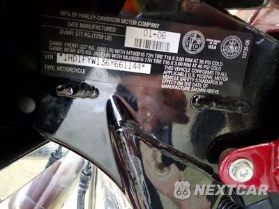 Zdjęcie 8 z 8 samochodu: 2006 HARLEY-DAVIDSON FLHRSI VIN:1HD1FYW136Y661144 - miniatura