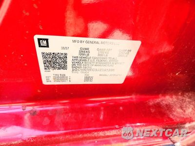 Zdjęcie 13 z 13 samochodu: 2018 CHEVROLET SILVERADO K1500 LT VIN:1GCVKREC3JZ191286 - miniatura
