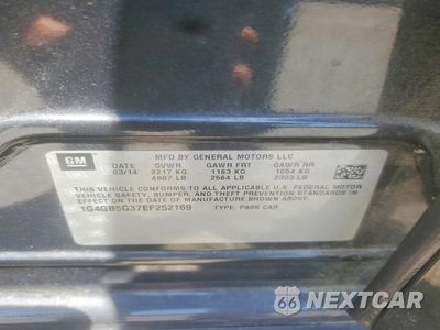 Zdjęcie 12 z 12 samochodu: 2014 BUICK LACROSSE VIN:1G4GB5G37EF252169 - miniatura