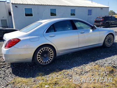 Trzecie zdjęcie samochodu z tyłu: 2015 MERCEDES-BENZ S 550 4MATIC VIN:WDDUG8FB2FA145912 - miniatura