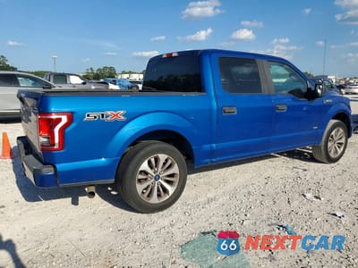 Trzecie zdjęcie samochodu z tyłu: 2017 FORD F150 SUPERCREW VIN:1FTEW1CPXHKD23989 - miniatura