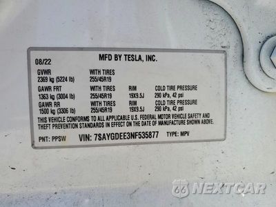 Zdjęcie 13 z 13 samochodu: 2022 TESLA MODEL Y VIN:7SAYGDEE3NF535877 - miniatura