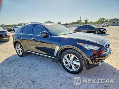Czwarte zdjęcie samochodu z boku: 2015 INFINITI QX70 BASE VIN:JN8CS1MW0FM483409 - miniatura