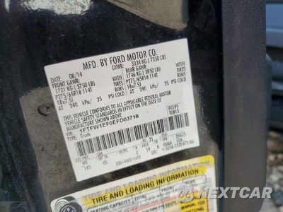 Zdjęcie 13 z 13 samochodu: 2014 FORD F150 SUPERCREW VIN:1FTFW1EF0EFD03716 - miniatura