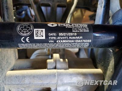 Zdjęcie 10 z 10 samochodu: 2013 POLARIS SPORTSMAN ATV VIN:4XAMH50A1DA076303 - miniatura