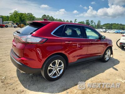 Trzecie zdjęcie samochodu z tyłu: 2018 FORD EDGE TITANIUM VIN:2FMPK3K97JBC09611 - miniatura