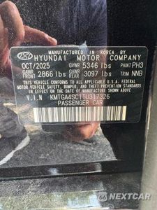Zdjęcie 10 z 10 samochodu: 2026 GENESIS G80 BASE VIN:KMTGA4SC1TU317326 - miniatura