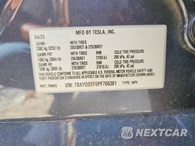 Zdjęcie 13 z 13 samochodu: 2023 TESLA MODEL Y VIN:7SAYGDEF6PF766381 - miniatura