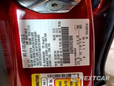 Zdjęcie 12 z 12 samochodu: 2015 FORD FUSION SE VIN:3FA6P0H70FR218090 - miniatura
