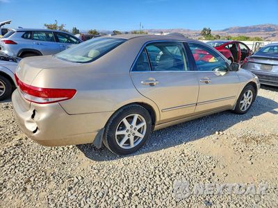 Trzecie zdjęcie samochodu z tyłu: 2004 HONDA ACCORD EX VIN:1HGCM66594A036701 - miniatura