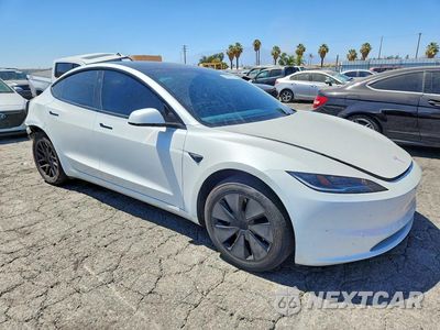 Czwarte zdjęcie samochodu z boku: 2025 TESLA MODEL 3 VIN:5YJ3E1EA4SF972243 - miniatura