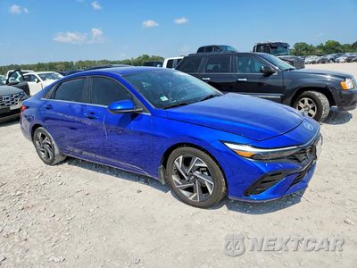 Czwarte zdjęcie samochodu z boku: 2024 HYUNDAI ELANTRA SEL VIN:KMHLS4DG8RU720587 - miniatura