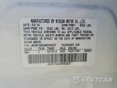 Zdjęcie 13 z 13 samochodu: 2014 INFINITI Q50 PREMIUM VIN:JN1BV7AR4EM704527 - miniatura