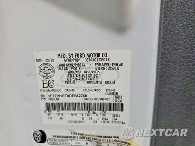 Zdjęcie 12 z 12 samochodu: 2013 FORD F150 SUPERCREW VIN:1FTFW1ET8DFB62768 - miniatura