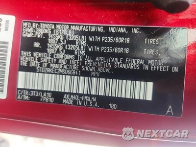Zdjęcie 13 z 13 samochodu: 2021 TOYOTA SIENNA LIMITED 7-PASSENGER VIN:5TDZRKEC2MS066841 - miniatura