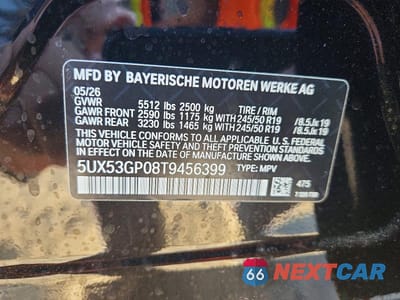 Zdjęcie 13 z 13 samochodu: 2026 BMW X3 30 XDRIVE VIN:5UX53GP08T9456399 - miniatura