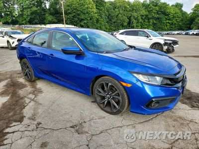 Czwarte zdjęcie samochodu z boku: 2020 HONDA CIVIC SPORT VIN:19XFC2F83LE214910 - miniatura