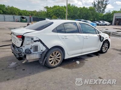 Trzecie zdjęcie samochodu z tyłu: 2020 TOYOTA COROLLA LE VIN:JTDHPRAE4LJ048189 - miniatura