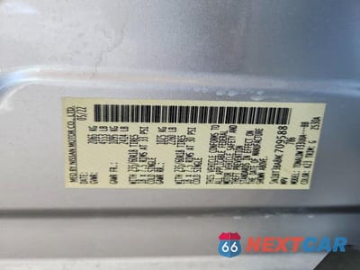 Zdjęcie 13 z 13 samochodu: 2022 NISSAN ROGUE SV VIN:5N1BT3BA8NC709588 - miniatura