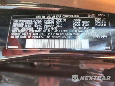Zdjęcie 13 z 13 samochodu: 2015 VOLVO XC60 T6 PREMIER VIN:YV4902RB9F2576610 - miniatura