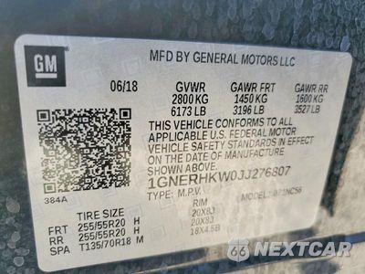 Zdjęcie 13 z 13 samochodu: 2018 CHEVROLET TRAVERSE LT VIN:1GNERHKW0JJ276807 - miniatura