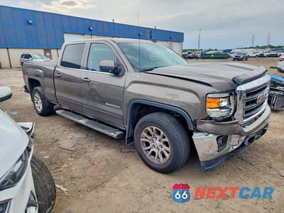 Czwarte zdjęcie samochodu z boku: 2014 GMC SIERRA K1500 SLE VIN:3GTU2UEC7EG153581 - miniatura