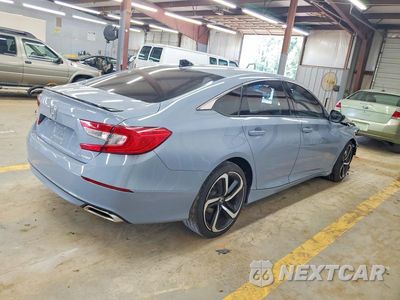 Trzecie zdjęcie samochodu z tyłu: 2022 HONDA ACCORD SPORT VIN:1HGCV1F32NA079163 - miniatura