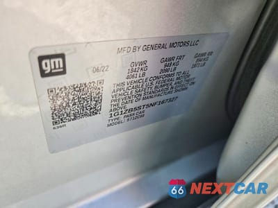 Zdjęcie 12 z 12 samochodu: 2022 CHEVROLET MALIBU LS VIN:1G1ZB5ST5NF167327 - miniatura