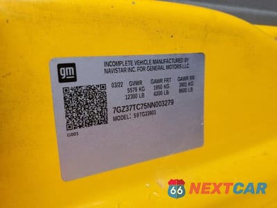 Zdjęcie 13 z 13 samochodu: 2022 GMC SAVANA BOX TRUCK VIN:7GZ37TC75NN003279 - miniatura