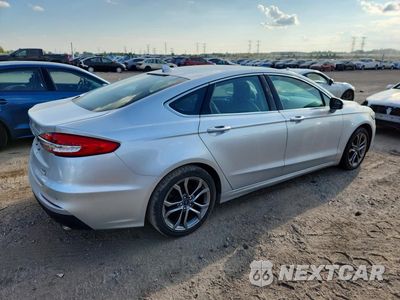 Trzecie zdjęcie samochodu z tyłu: 2019 FORD FUSION SEL VIN:3FA6P0CD7KR264703 - miniatura