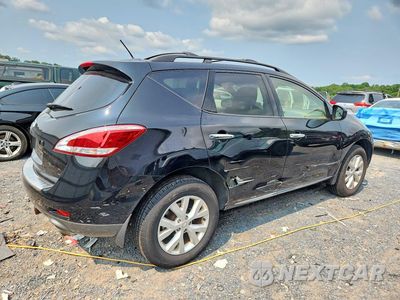 Trzecie zdjęcie samochodu z tyłu: 2014 NISSAN MURANO SL VIN:JN8AZ1MW5EW531086 - miniatura