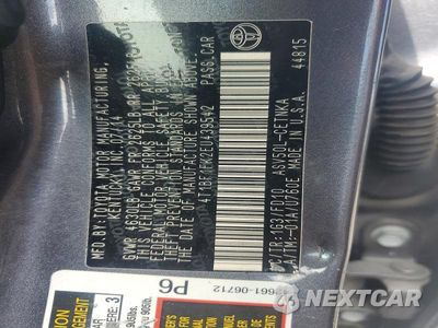 Zdjęcie 13 z 13 samochodu: 2014 TOYOTA CAMRY LE VIN:4T1BF1FK2EU439542 - miniatura