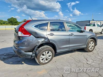 Trzecie zdjęcie samochodu z tyłu: 2014 HONDA CR-V EX VIN:5J6RM4H57EL010107 - miniatura