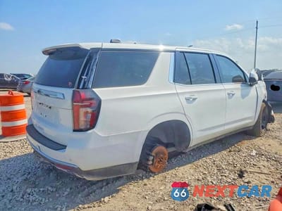 Trzecie zdjęcie samochodu z tyłu: 2023 CHEVROLET TAHOE C1500 VIN:1GBSCLED8PR161932 - miniatura