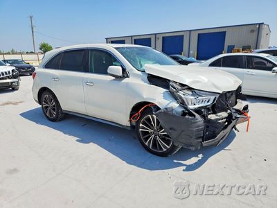 Czwarte zdjęcie samochodu z boku: 2019 ACURA MDX TECHNOLOGY VIN:5J8YD4H54KL020530 - miniatura